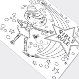 Rachel Ellen Girls Rule Colouring Book