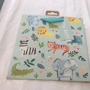 Blue Animals - Medium gift bag