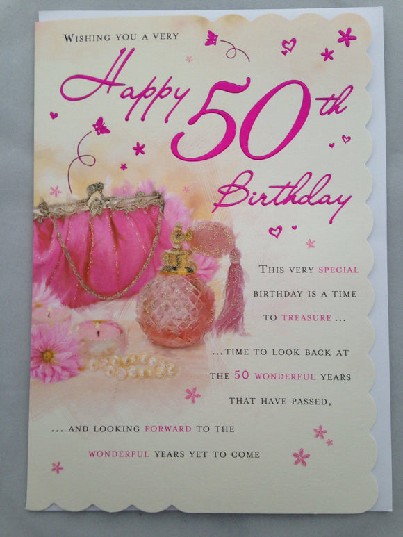 Wishing You a Very Happy 50th Birthday card