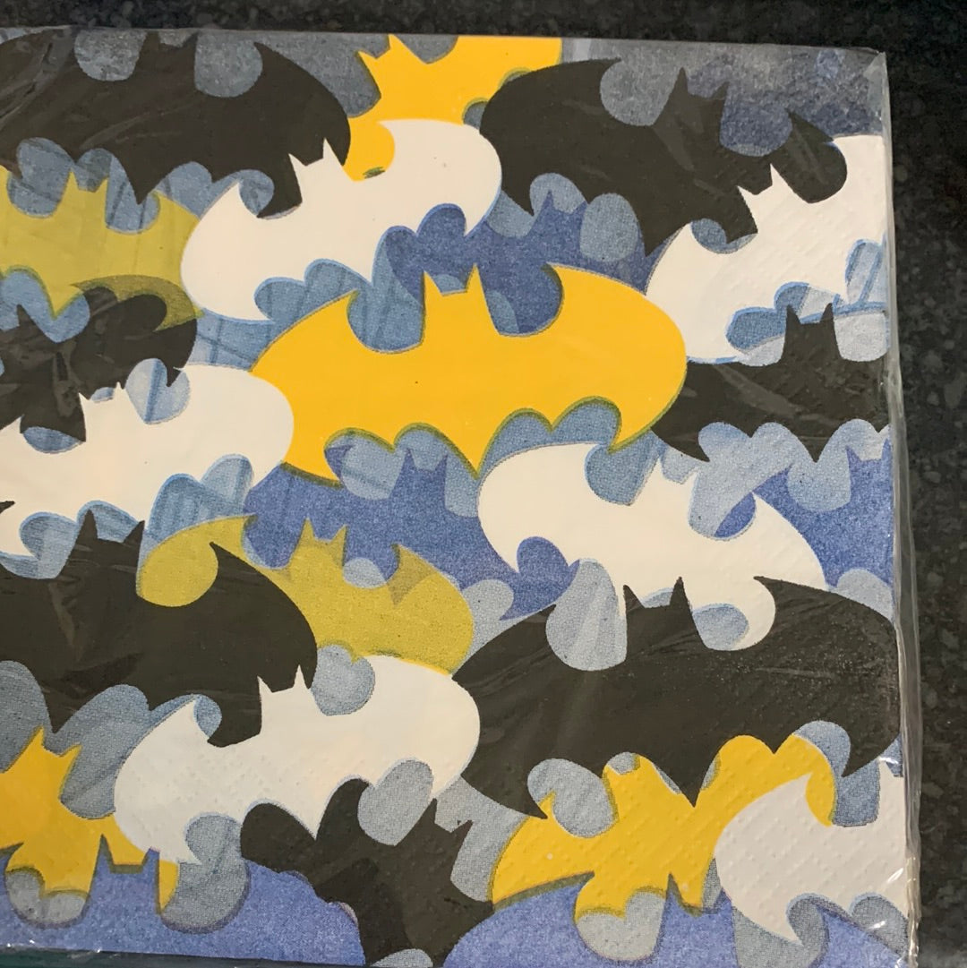 Bat napkins - pack 16