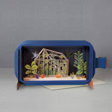 Greenhouse - Message in a Bottle 3d pop up card