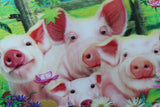 Pig Pen - 3d greetings card