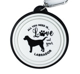 Labrador (standing) travel dog bowl