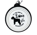Schnauzer collapsible travel dog bowl