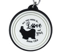 Shih Tzu collapsible travel dog bowl