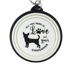 Chihuahua short haired - Collapsible Travel Dog Bowl