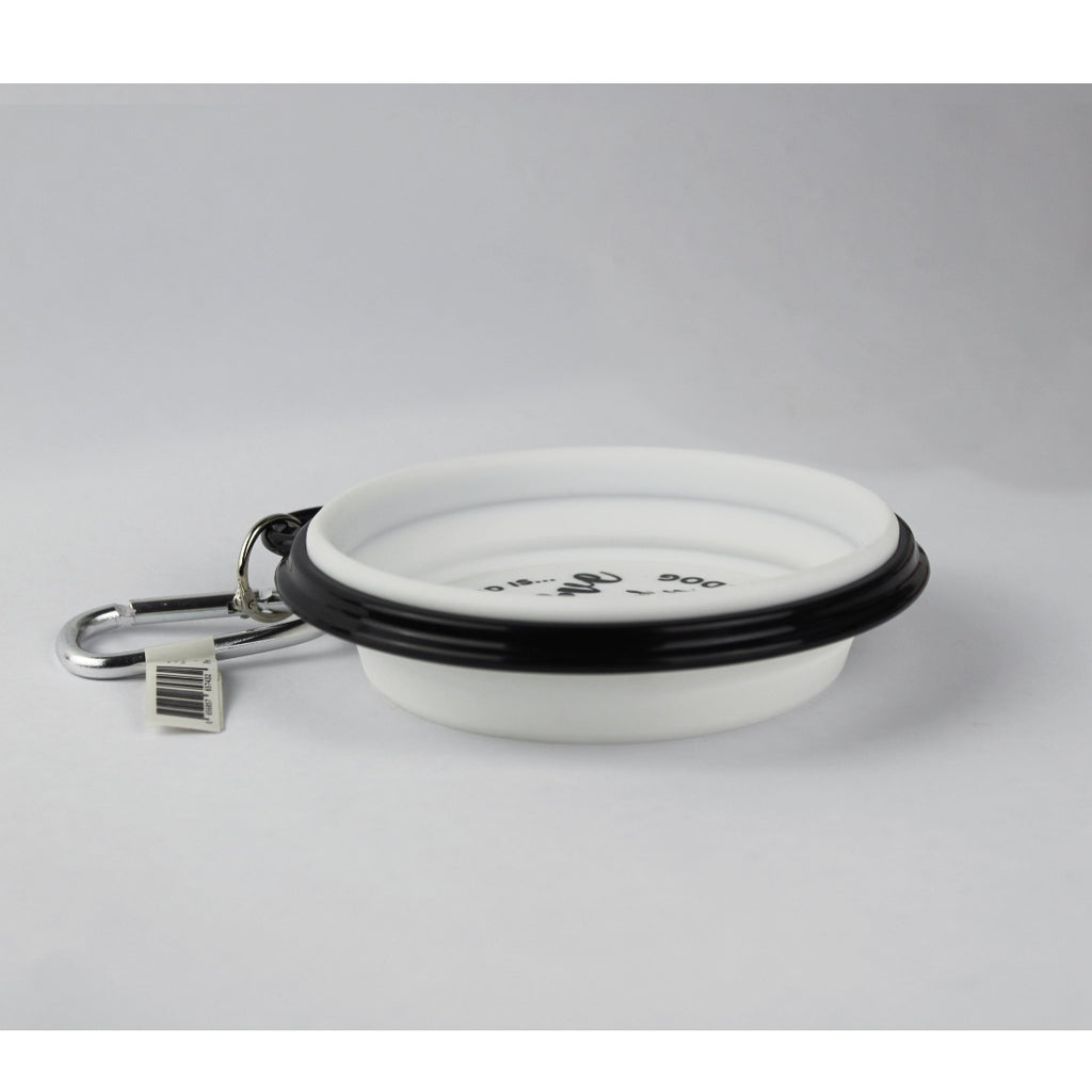 Cavalier King Charles Spaniel collapsible travel dog bowl