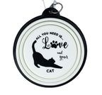Cat collapsible travel pet bowl
