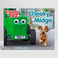 Join Cheeky Midge the dog in her storybook where she is trying her best not have a bath! Tractor Ted and Midge hide from Farmer Tom around the farm. He spots them both, but when Midge runs past the muckspreader, splat! Now Midge really needs a bath! A funny story where you learn one of the reasons why she is called Cheeky Midge.