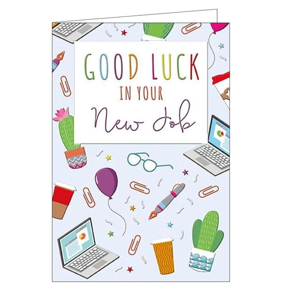 Good Luck in your New Job card